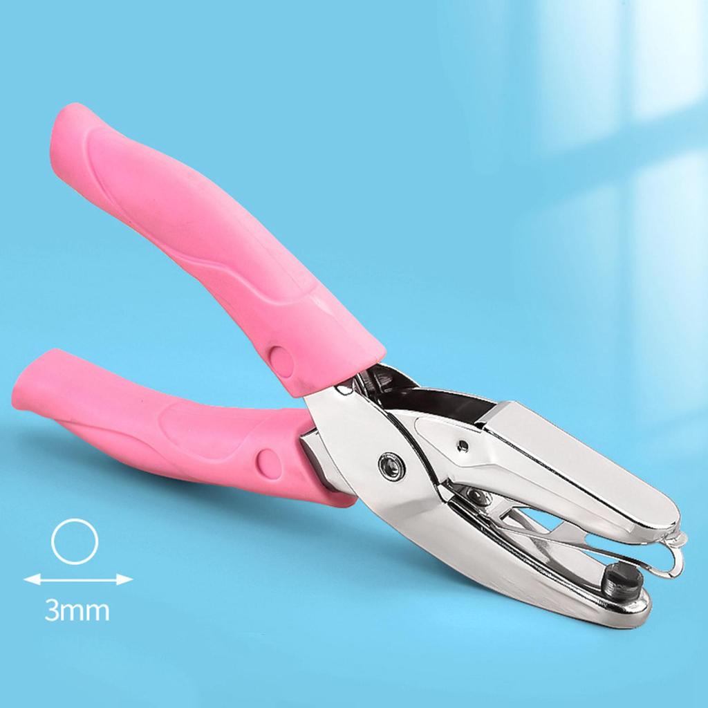 Hole Punch, Hand Portable, Heavy Duty Manual Paper Punch for Cards,