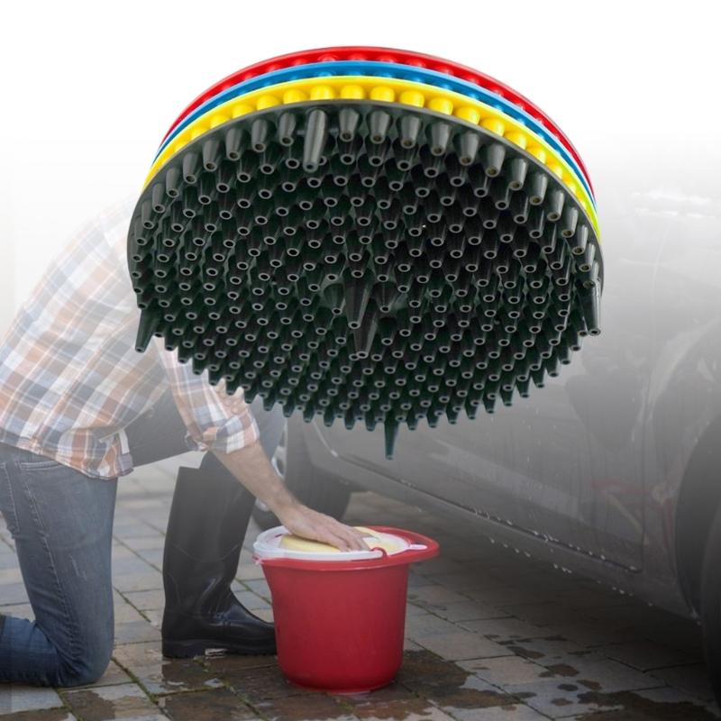 Car Cleaning Bucket Insert ABS Disc Design for Cleaner Mitt Rinsing and Routine Vehicle Washing Tasks Each Time