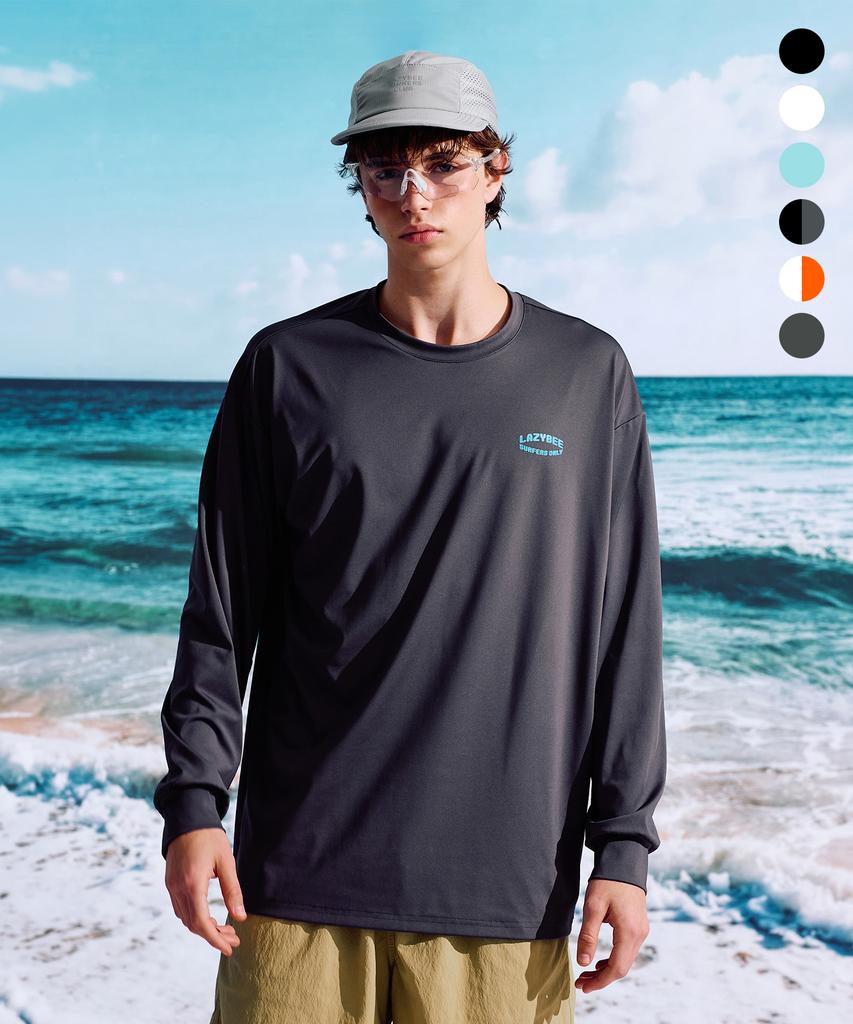 Leijibi Dry-Cooling Oversized Top Long Sleeve Rash Guard W (6 Colors) (Type B)