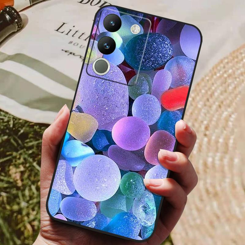 Pro Vivo V29e 5G Pouzdro Nová Móda Roztomilý Kreslený Luxusní Měkký Silikonový Kryt Pro VIVO V29e 5G 6.67" V2317 Nárazuvzdorné Funda Coque