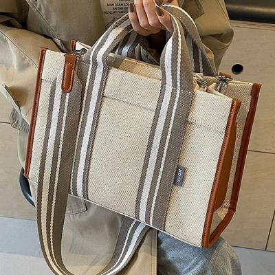 Canvas Tas Dames Tote Bag Grote Capaciteit Herfst en Winter Messenger Nieuwe Veelzijdige Schoudertas Draagbare Pendeltas