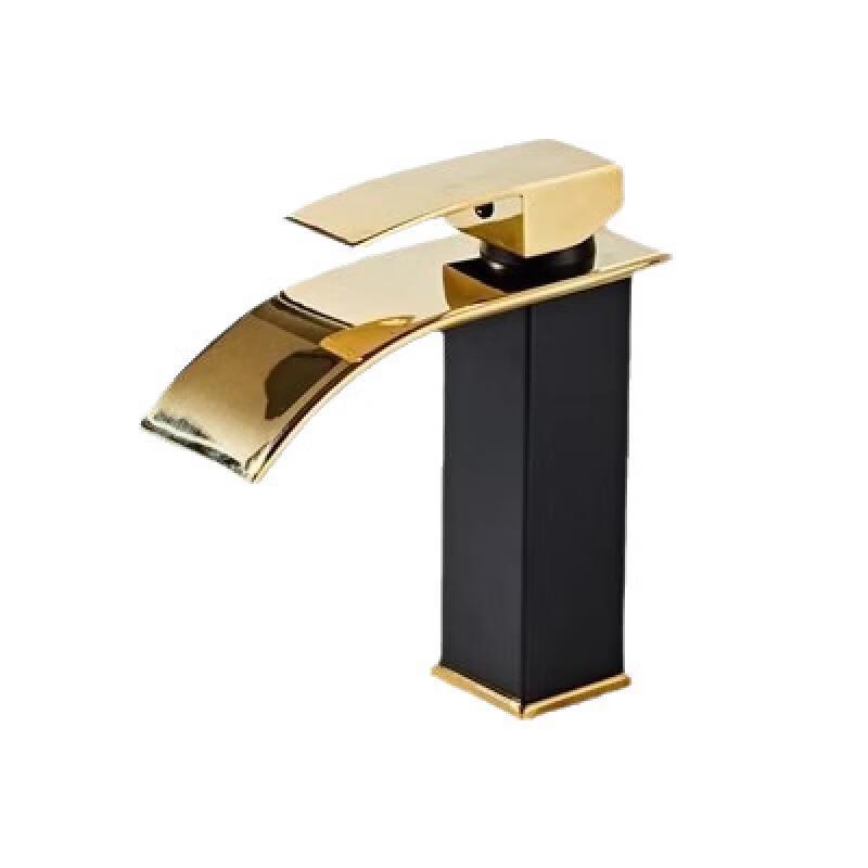 TLXT Stainless Steel Bathroom Waterfall Basin Faucet