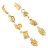 3pcs Lipstick Rabbit Conch Lovers Charms Skull Heart Mushroom Stainless Steel Pendants for DIY Necklace Bracelet Jewelry Making
