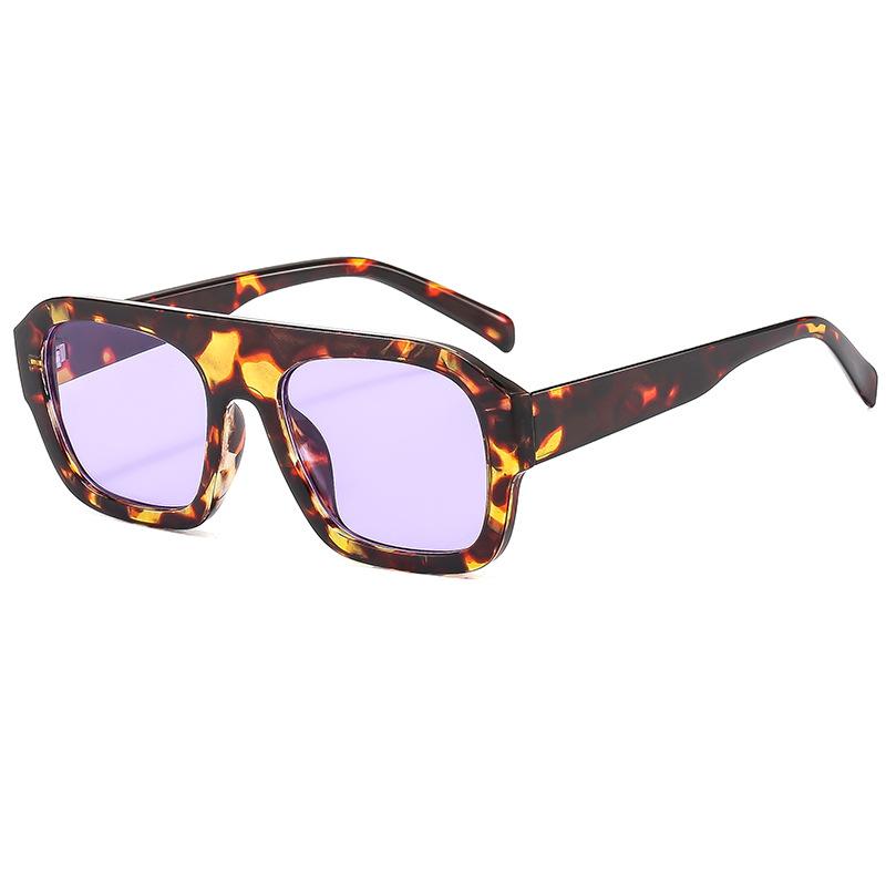 

JYL TS Snake Head Square Sunglasses UV Protection QZ983-3917 A-4387 колір лаванди червоніти