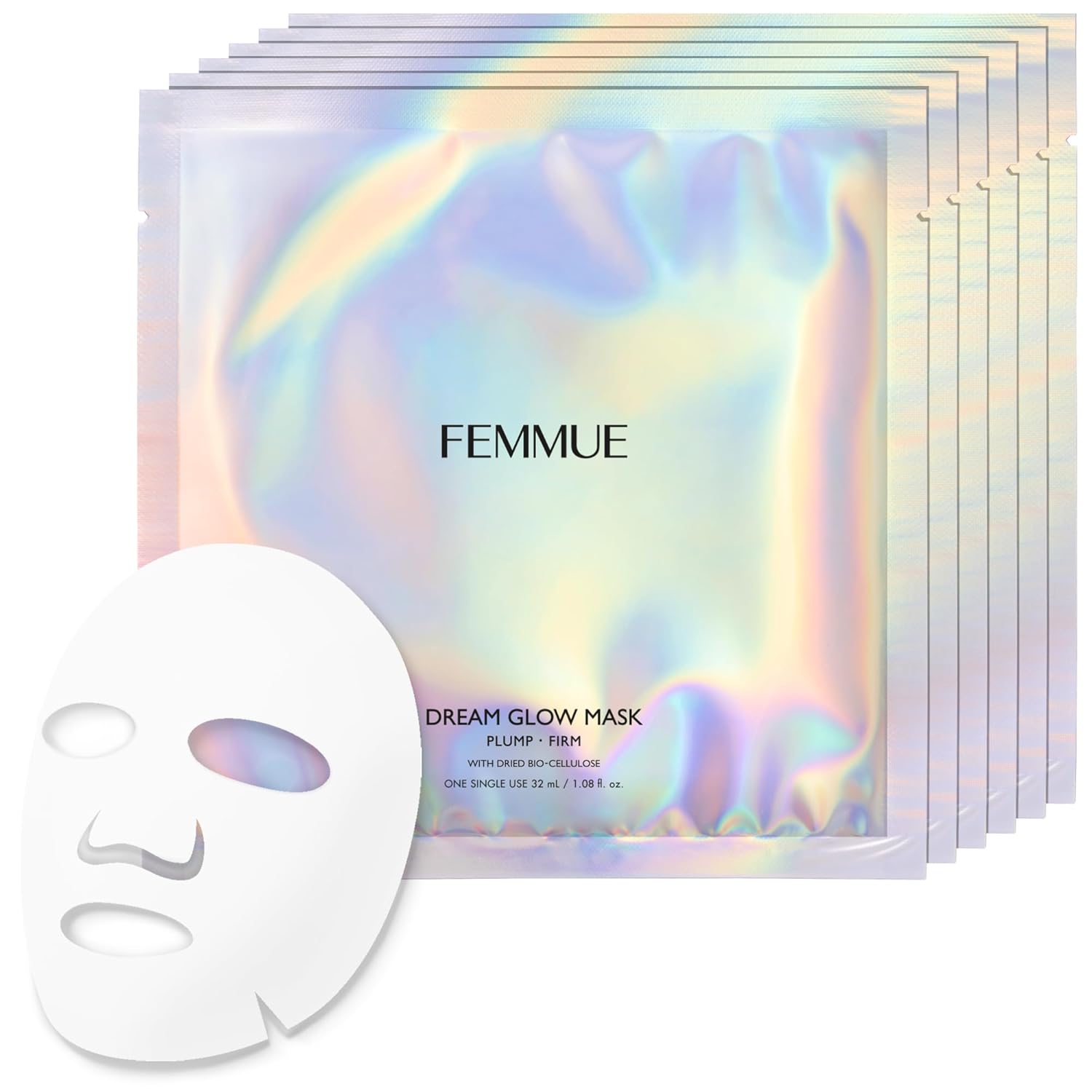 FEMMUE Dream Glow Mask PF Firming Citrus Face Pack Individually Wrapped Moisturizing Japan Authentic Product 30mL 6 Sheets
