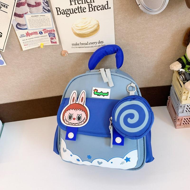 Kindergarten Small And Medium Class Baby Schoolbag Cartoon Animation Boys And Girls Backpack Cute Cute Children'S Backpack