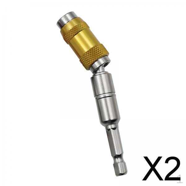 

2x Swivel Bit Steel Drill Screw