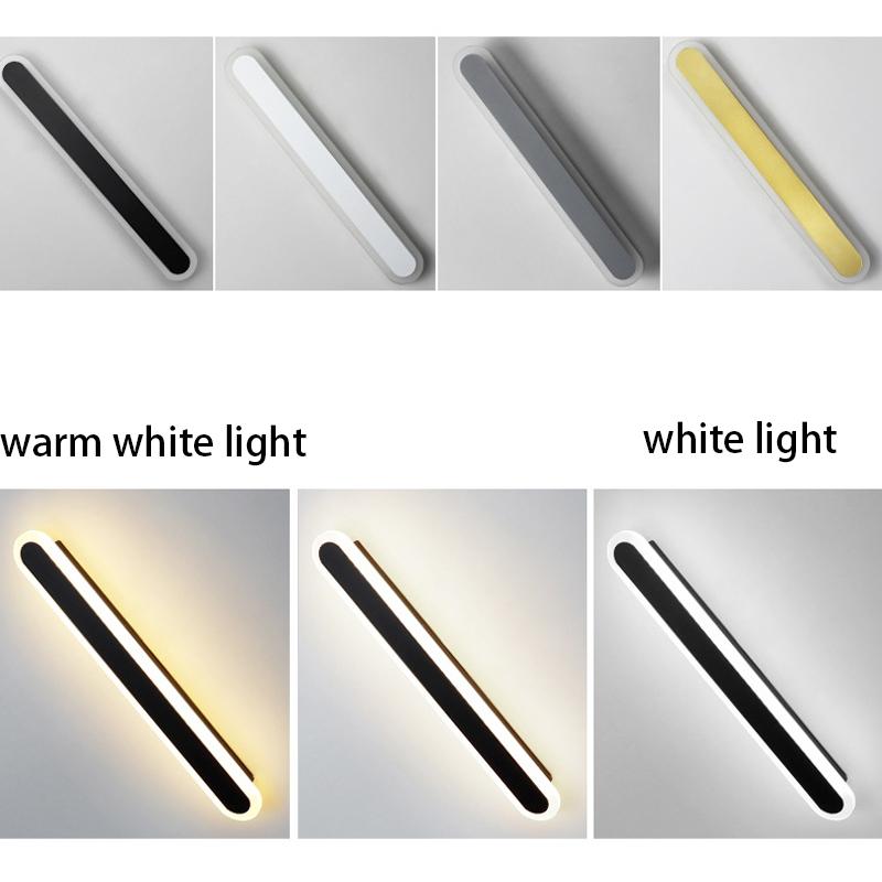 Modern Minimalist Nordic Led Wall Light Bedside Bedroom Living Room Background Corridor Stair Porch Lamp