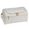 High-Capacity Waterproof PU Leather Toiletry & Makeup Travel Bag