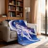 Hot Game G Genshin Impact C ColumbinaS Blanket For Soft Throw Blanket for Picnic Bed Sofa Home Bedroom Cozy Warm Comfortable