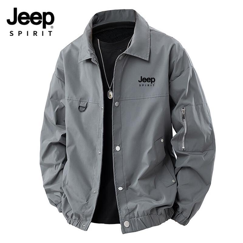 JEEP SPIRIT Men s Lapel Casual Jacket XL