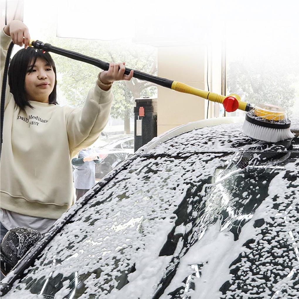 Yellow Lightweight And Portable Effective Cleaning For Car Car Cleaning Brush Broom Cleaning Tools