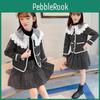 Spring Childrens Girls Autumn Set Collar Sets Spring Skirt