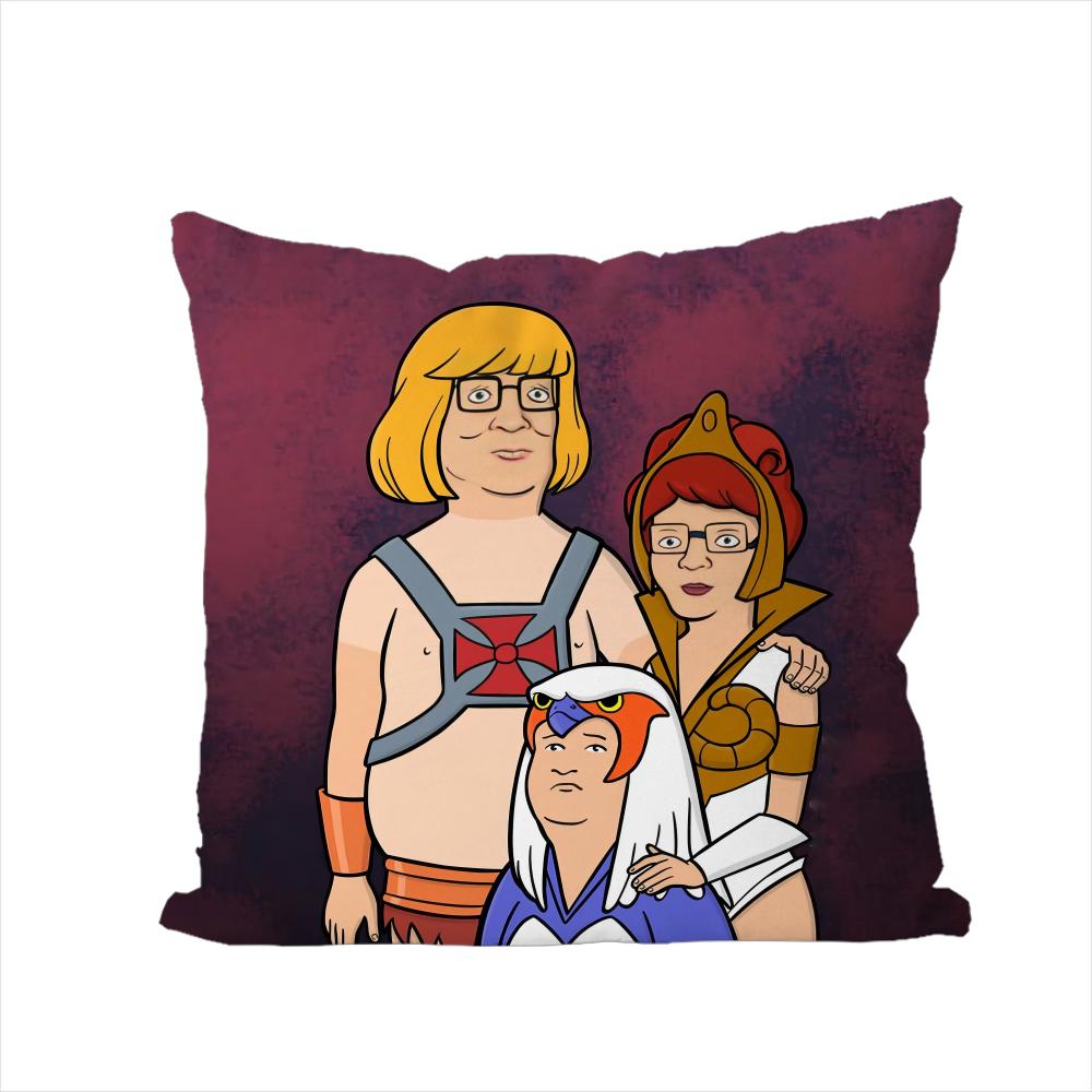 KKing Of The Hill Pillow Case For Car Sofa Decorative Home Doublesided Print Plush Square Throw Pillow Cushion Cover