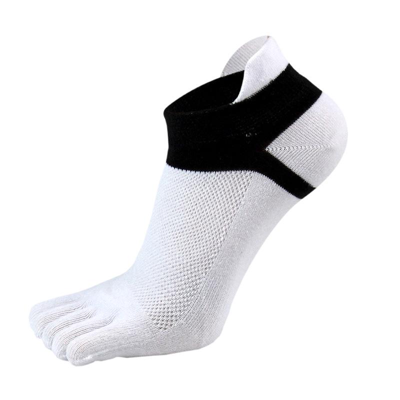 Women s Cotton Five-Toe Socks, Breathable, Odor-Free, Thin Summer Style Size 36-40 белый