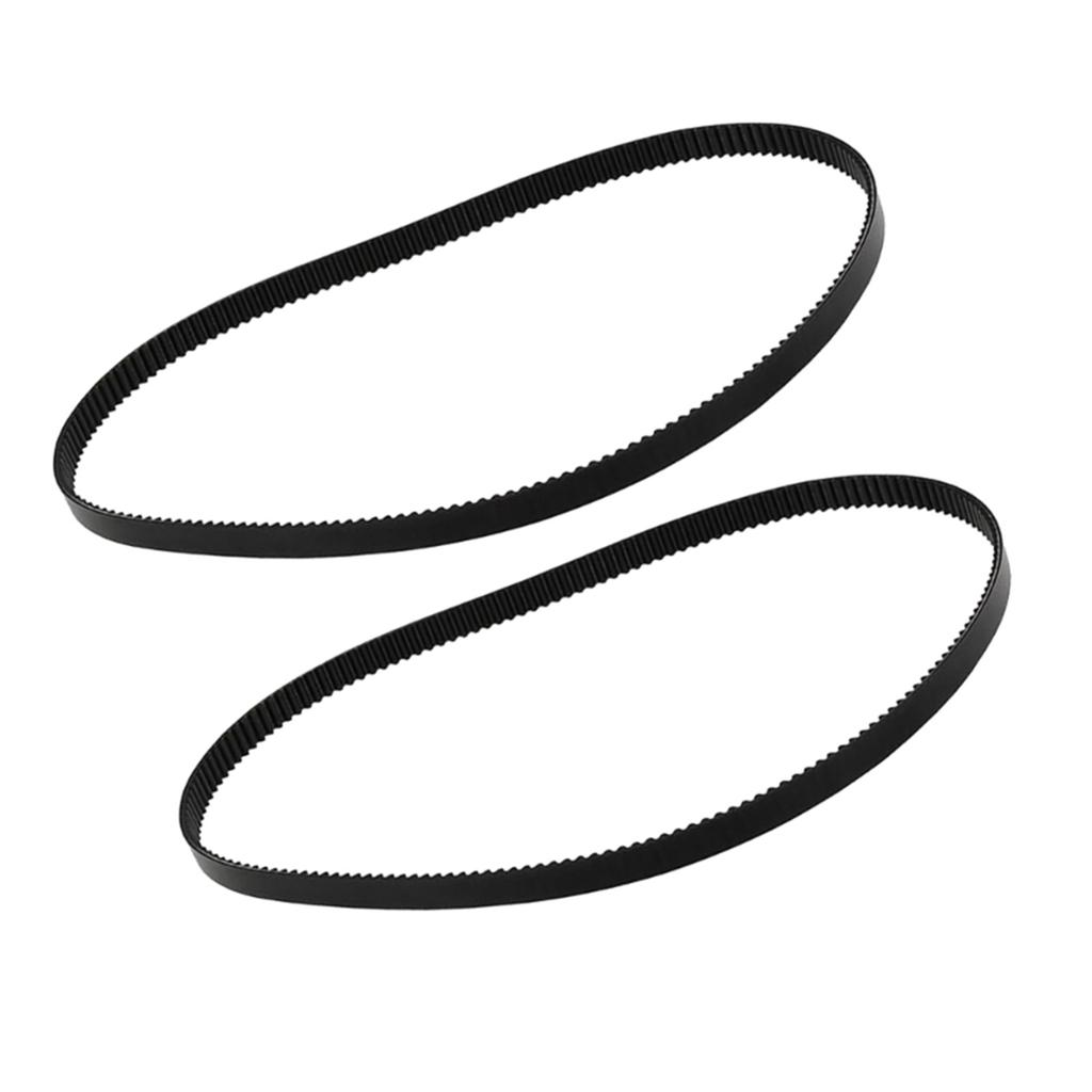 Black Rubber 148 Tooth 444Mm Drive Belt Rubber Texture Repair Part for Mixers In Baking Cooking and Food Preparation