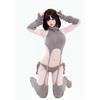 Virgin Killer Sweater Lolita Knit Sweater Sexy High Neck Fashion Funny Cosplay Clothes Costume Dumpling Girl Costume Event Tops Arm Cover High Socks