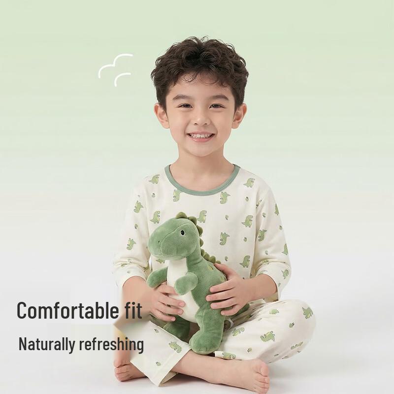 ZISEHY Lyocell Kids Summer Sleepwear Set 140