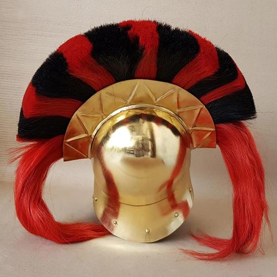 Medieval Greek Corinthian Helmet With Plume Spartan Helmet Prop Replica Roleplay Cosplay Gift Item