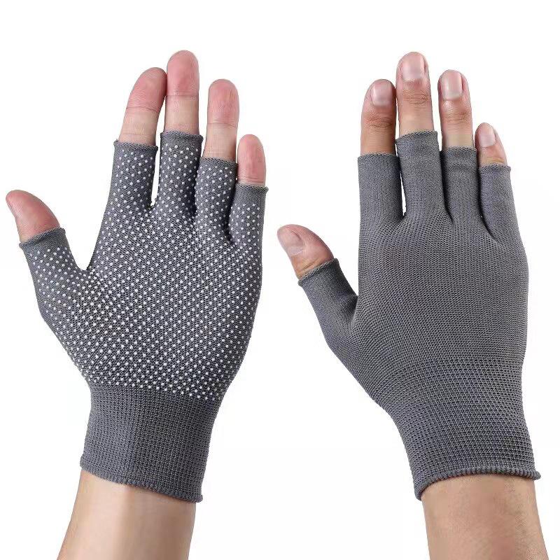 Unisex Wear-resistant Breathable Cycling Gloves - Non-slip, Touchscreen Compatible, Fingerless