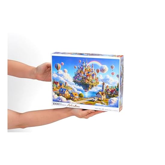 [Made in Japan] Beverly 1000-Piece Jigsaw Puzzle: Town Floating in the Sky (49×72cm) 1000-064