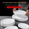 Melamine White Oval Fish Plate – Thickened Imitation Porcelain, 16-inch Large for Hotels