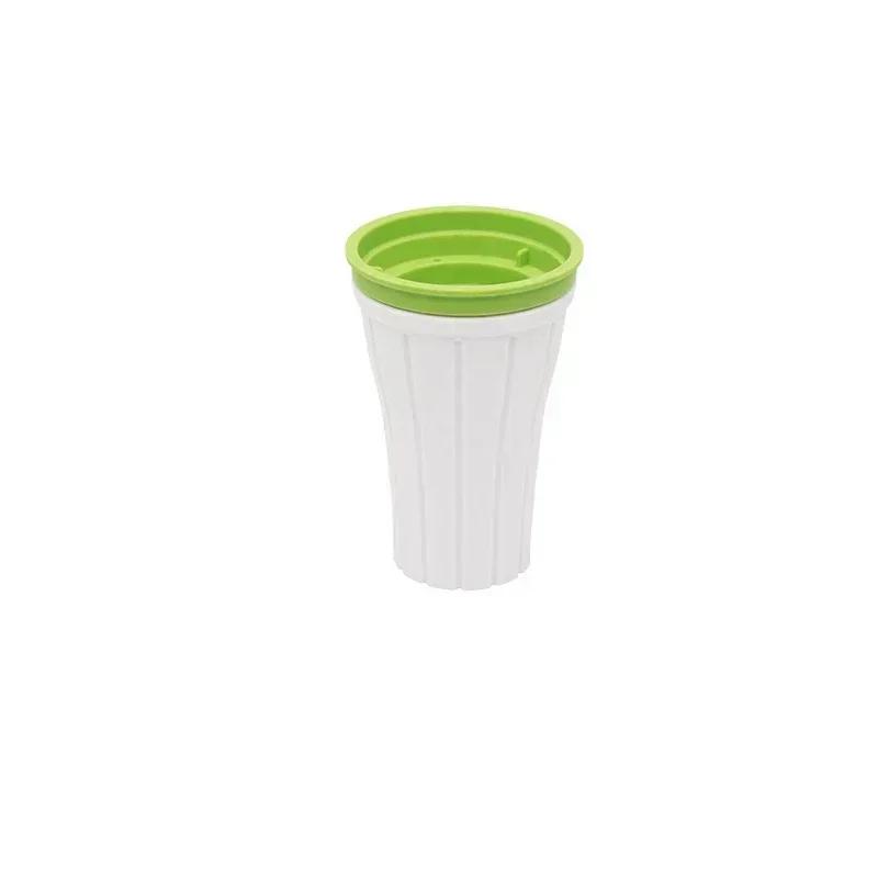 Simple Creative Smoothie Cup Pinch Cup Homemade Crushed Ice Slush Squeeze Cups Diy Cold Beverage Quick-Frozen Shakes Cup