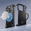 Frameless Case for iPhone 15 Pro 15Plus Compatible Magsafe Magnetic Stand Military-Grade Shockproof Protective Phone Cover