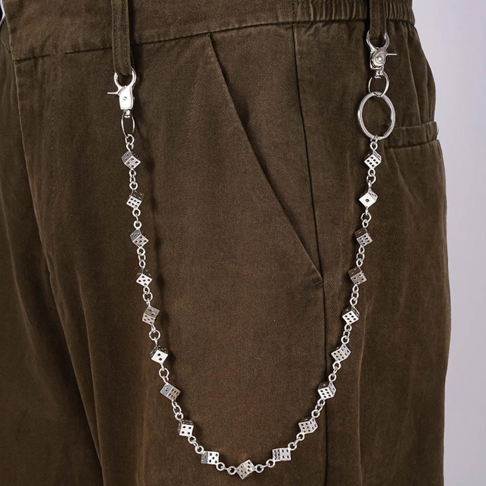 Pantaloni Lungi Lanț de Talie Ciucure Lanț Portofel Lanț Cool Breloc Accesorii Blugi