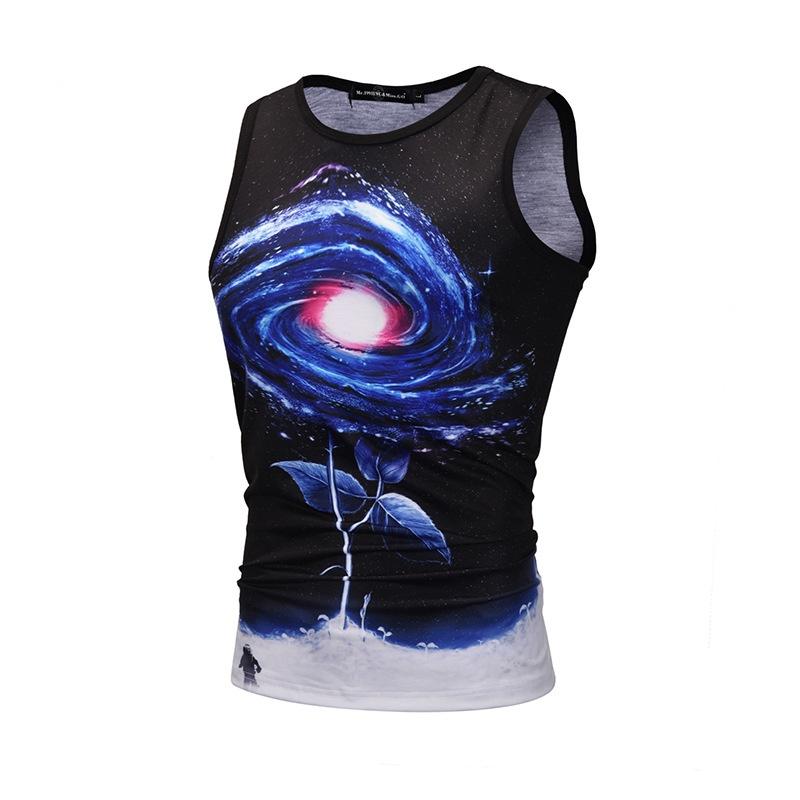 Mens Tank Summer Tops Vest Casual 3d Printed Graphics Tees Tshirts Sleeveless