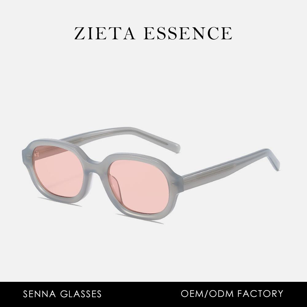 Nylon Retro Oval G Plate Sunglasses Jelly Tortoiseshell Quality Street Sunglasses