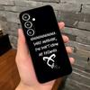 S-Shadowhunters Rune Phone Case For Samsung A25 A13 A33 5G A54 A36 A35 A56 A52 A14 Shockproof Soft Cover