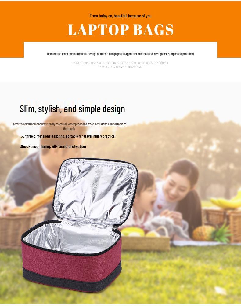 Portable USB Electric Heating Lunch Bag - Insulated and Temperature Controlled for Hot and Cold Preservation