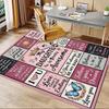 Daughter Quotes,Inspirational Messages Pattern Printed Chair Mat -Decorative Mats for Office Tables,Coffee Tables - Durable and Fashionable