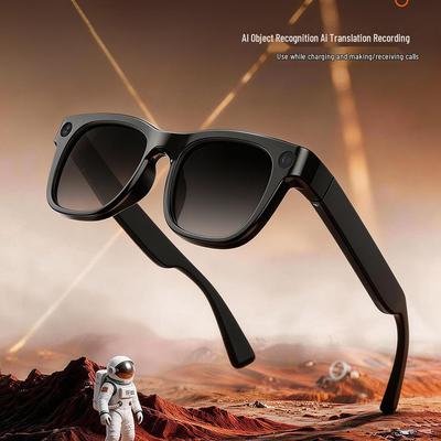 Crosser E06 Smart Glasses: 13MP Pixel Camera, Horizontal/Vertical Shooting, Video, Calls, AI Object Recognition.