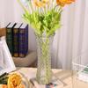 Hexagonal Glass Flower Vase