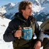 Resin Coffee Mug Cold Hot Beverage Cup Creative Funny Fishing Rod Shaped Handle Cup For Chocolate Tea Wine Beer Home Camping
