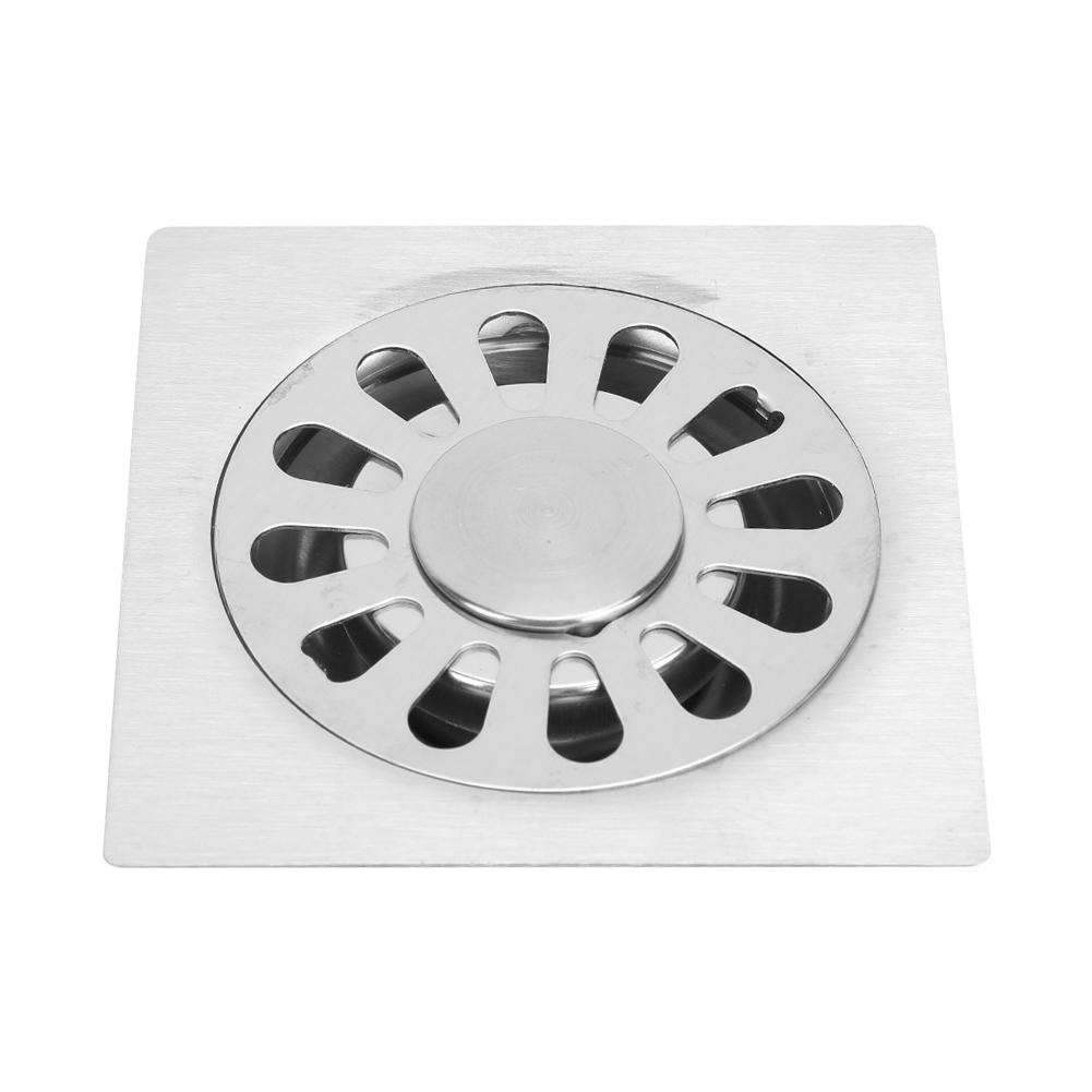 2 Stück Edelstahl Doppelnutzung Quadratische Form Bodenablauf Badezimmer Waschmaschine Zubehör