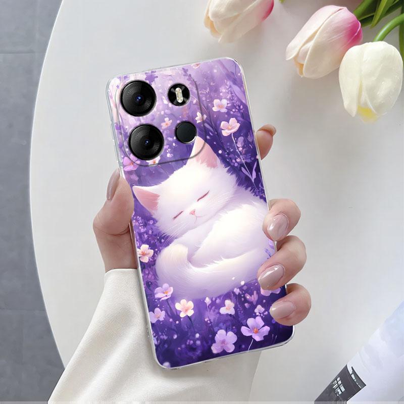 For Infinix Smart 7 Smart 6 HD Plus Case Luxury Protective Cover For Infinix Smart 5 India Marble Clear Soft Silicone Phone Case