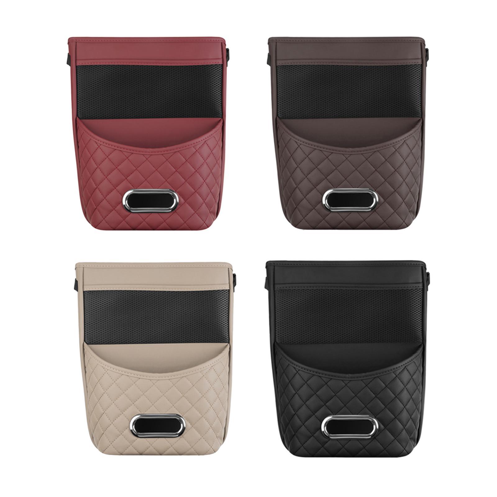 

Car Organizer Storage Between Seats Easily Install Scratch Resistant 35x22.5x15cm for Travel, Driving Lightweight Phone Holder красный