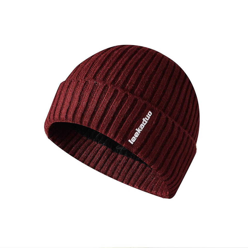 Imitation rabbit velvet knitted hat winter cold-proof cycling ear protection hat men's velvet thickened warm cold hat women's pullover hat