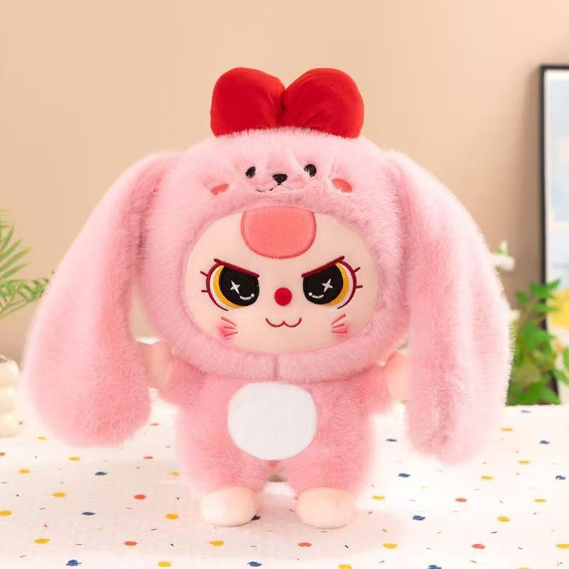 Three-Year-Old Rabbit Doll Plush Toy Doll Super Cute Doll Machine Doll Children'S Birthday Gift