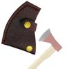 PU Leather Axes Cover with Button Clip, Hatchets Sleeve Leather Axes Head Cover Waist Mounted Hatchets Cover Axes Sheath