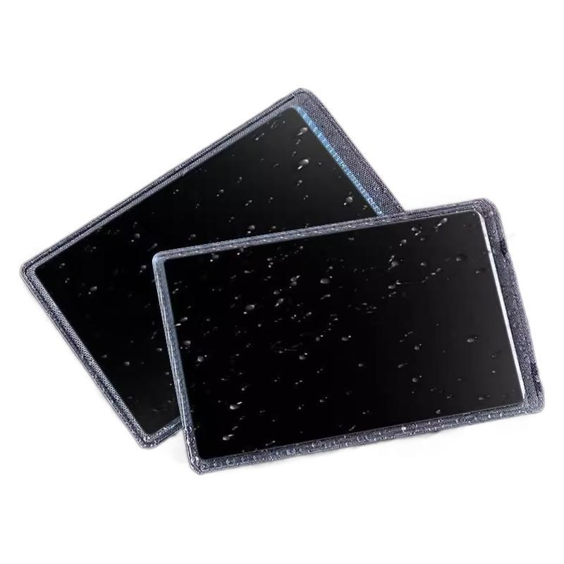 

Анти-подглядывающий карман для карт Двусторонний защитный карман Защита от утечки Защита от размагничивания и Водонепроницаемый Card holder(1pc)