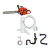 MS251 MS231 Parts White Oil Pump Hose Kit Plastic Material Easy Installation Improves Oil Flow For Chainsaw Repair