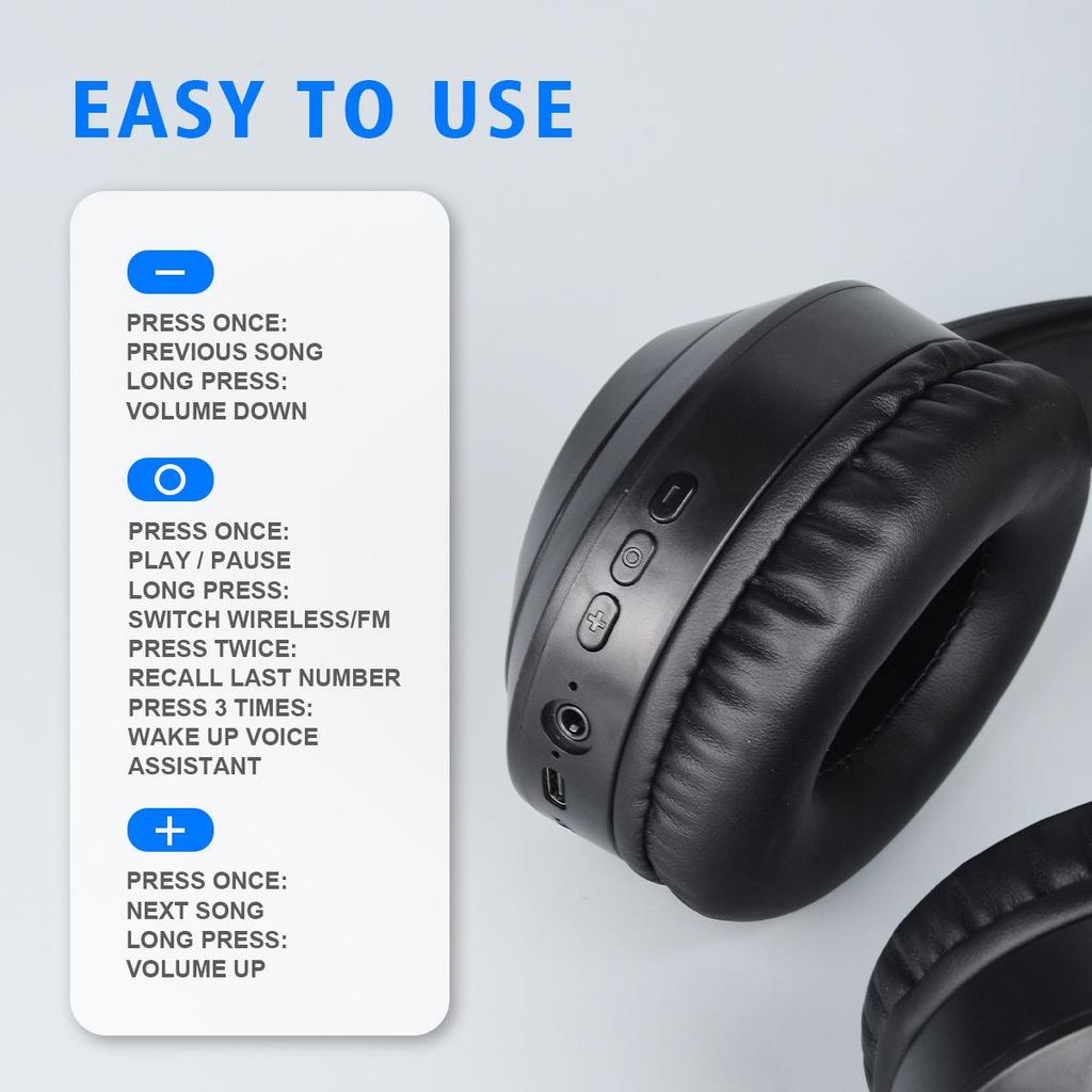 Auricolare Bluetooth TYPE-C M5: Hi-Fi Stereo Wireless per Musica Classica