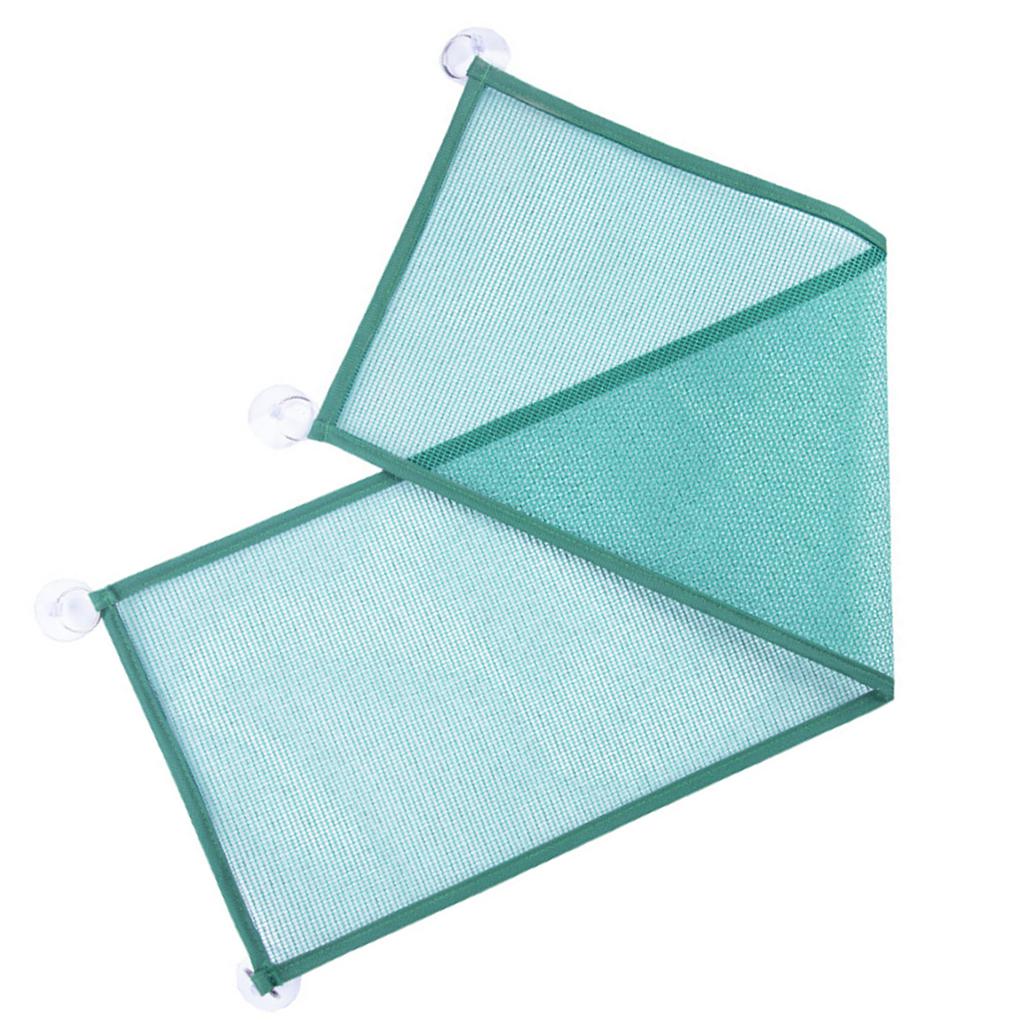 Reptile Mesh Hammock Rectangle Summer Hanging Reptile Breathable Net Hammock Bed with Suction Cups