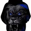 Vintage Tiger Men's Hoodie 3d Print Tops Fashion Animal Graphics Long Sleeve Men Oversized Streetwear Tees