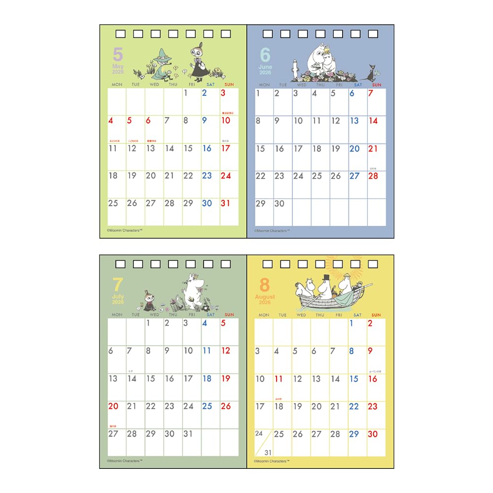 Moomin 2026 Desk Calendar