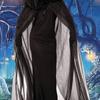 Halloween Cosplay Costumes Death Hell Witch Devil for Vampire Uniform Black Long Dress Glove Cloak Party Carnival Masque